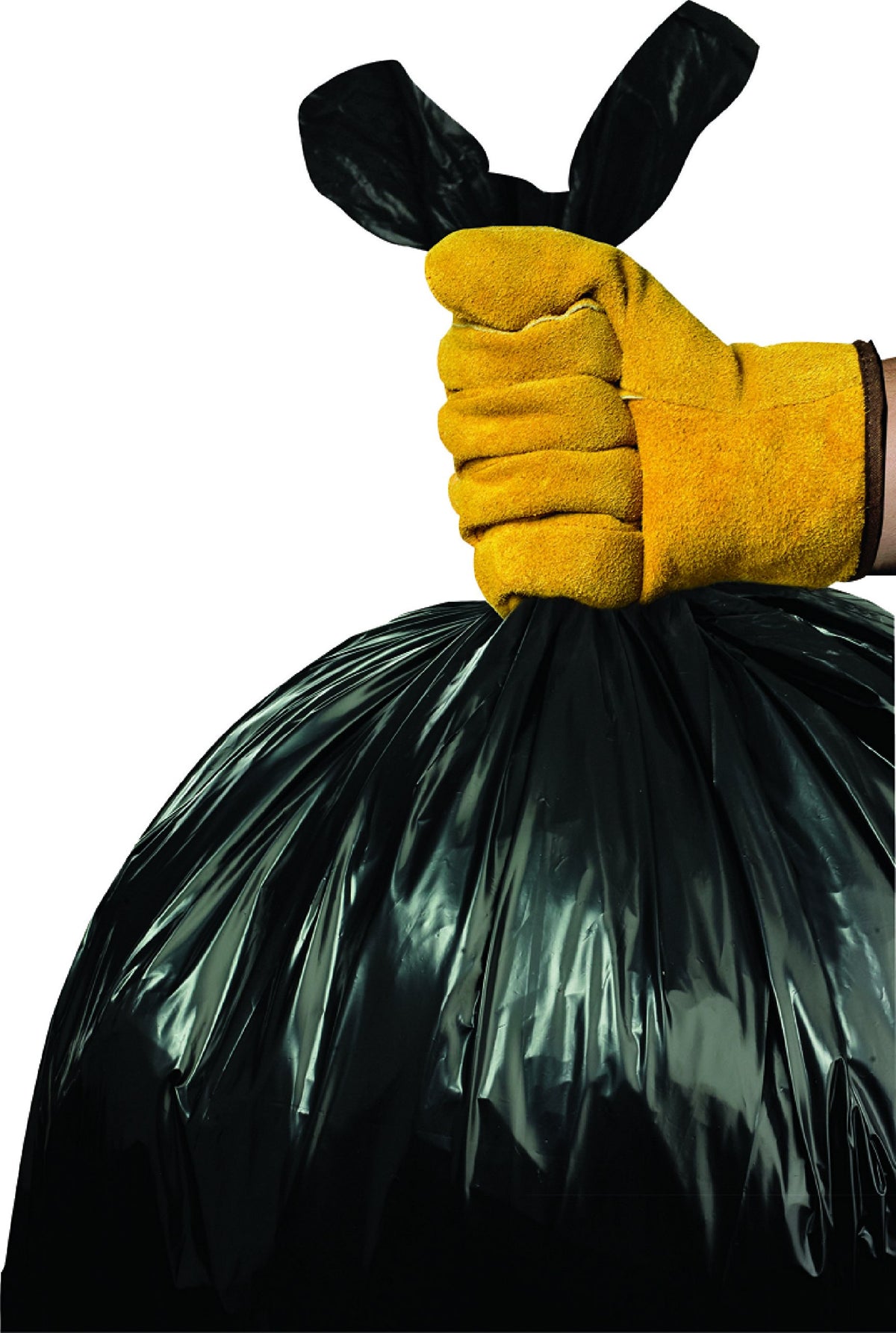 Black 40-45 Gal Coreless Roll Trash Bags H4602