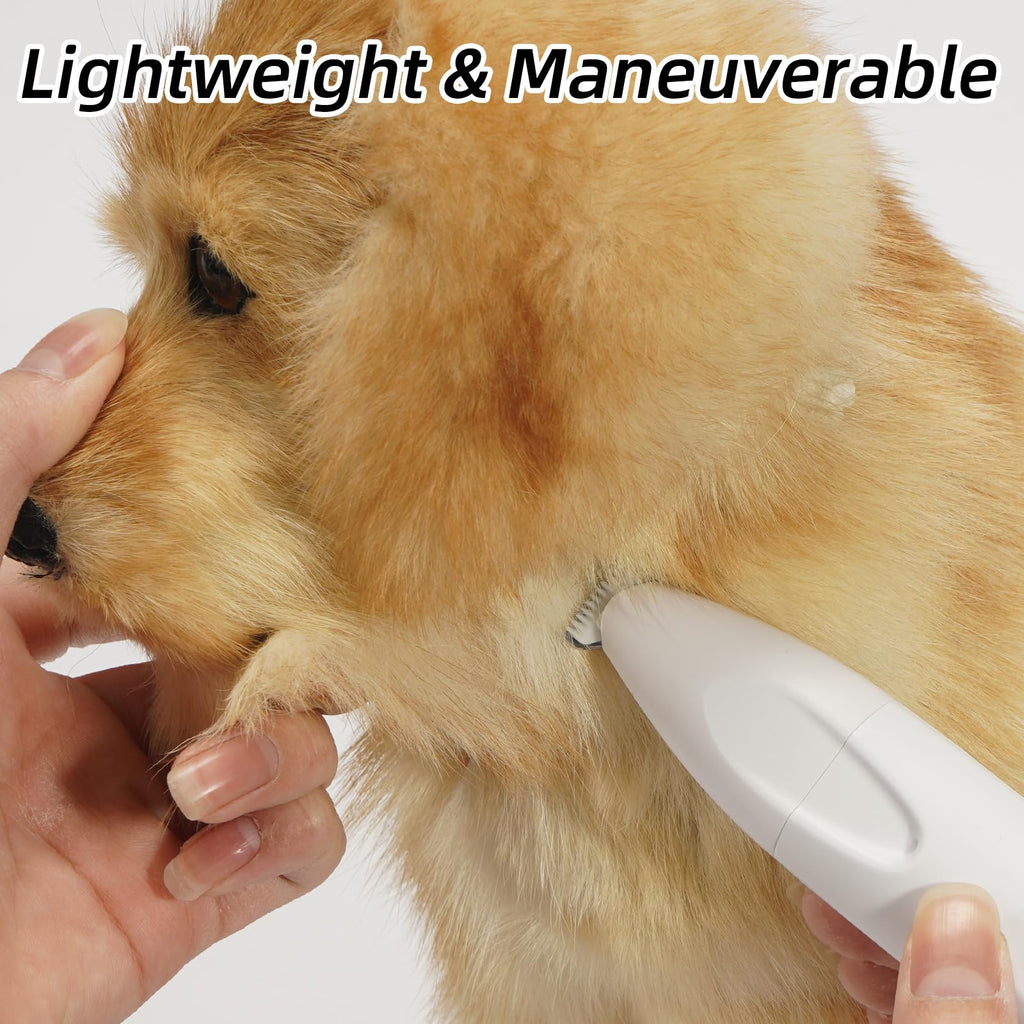 Quiet 2-in-1 Pet Hair Trimmer & Nail Grinder with LED Light G186