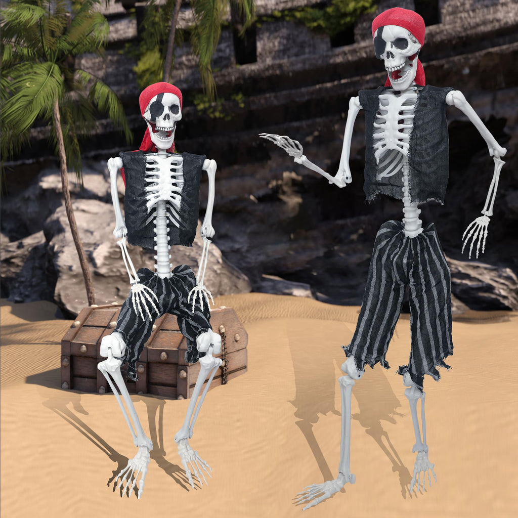 5.4ft Posable Life Size Skeleton with Movable Joints U872350