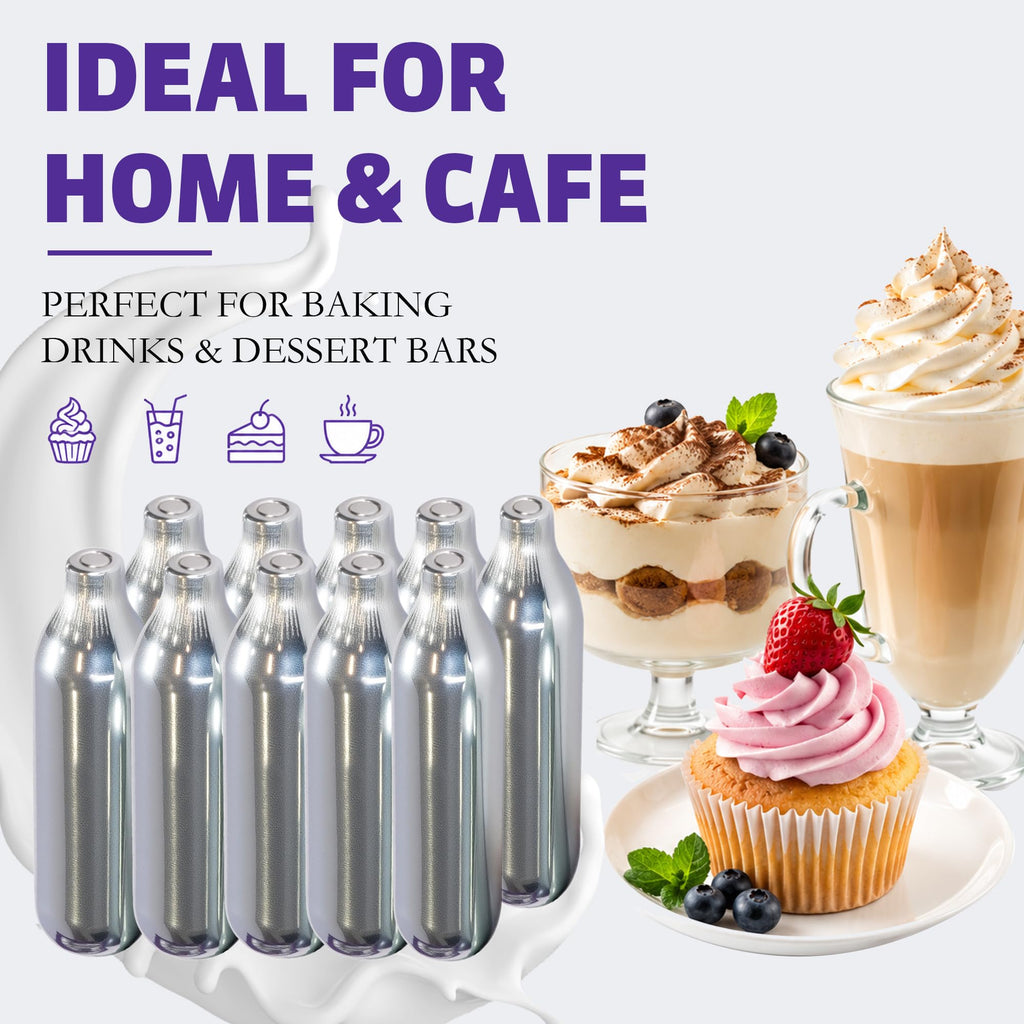 Whipped Cream Charger 10-Pack Food Grade U5749