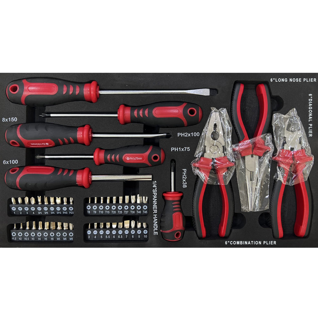 439-Piece Mechanic Tool Set in 3-Drawer Steel Box Z21608