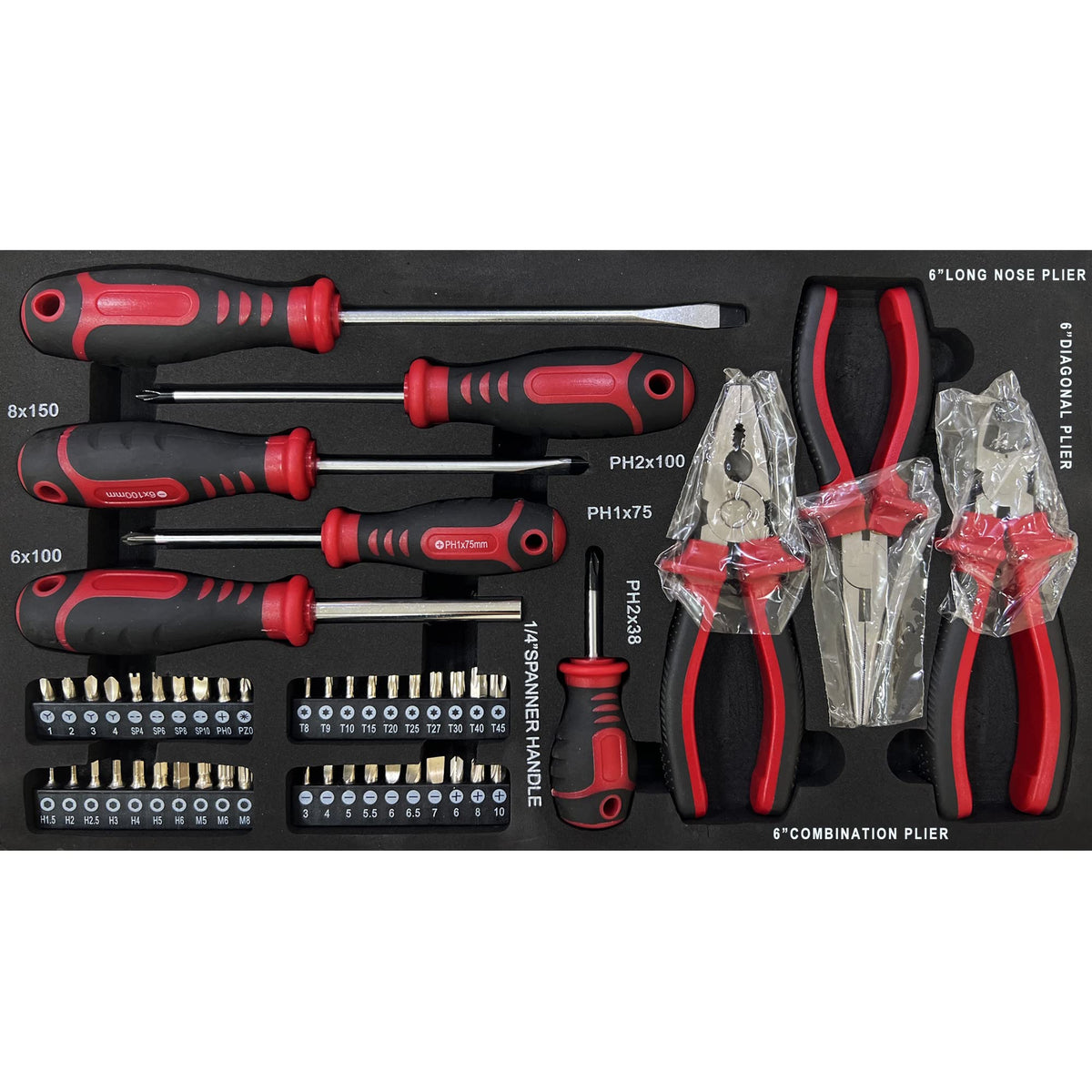 439-Piece Mechanic Tool Set in 3-Drawer Steel Box Z21608