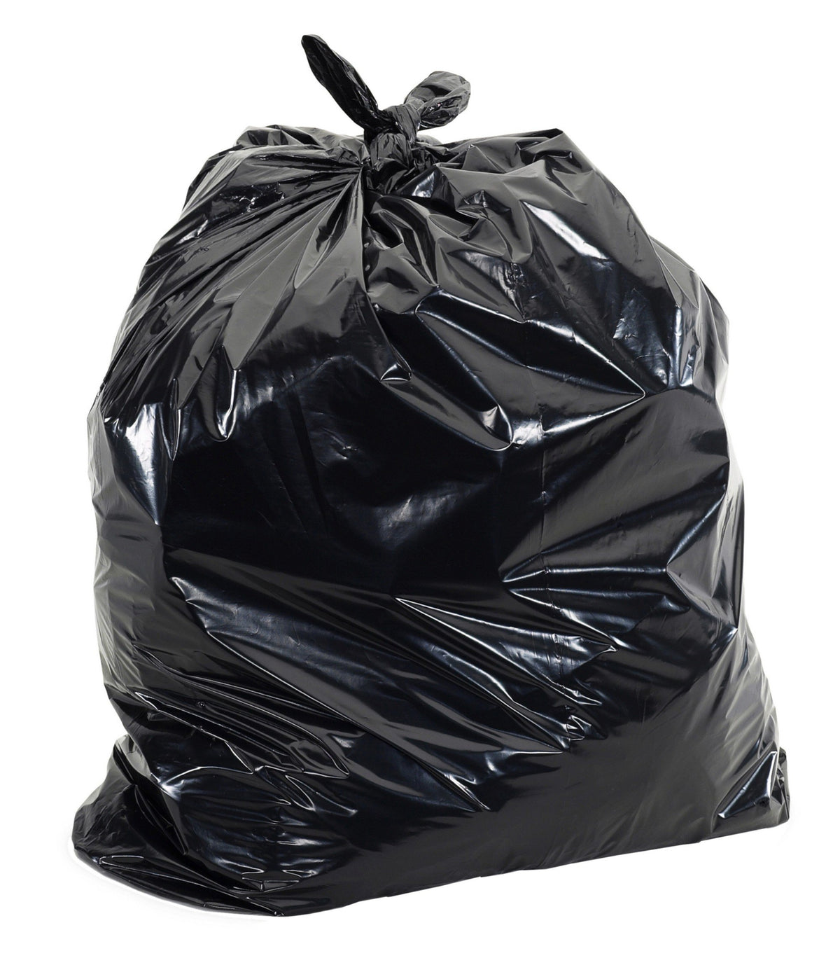 Black 40-45 Gal Coreless Roll Trash Bags H4602