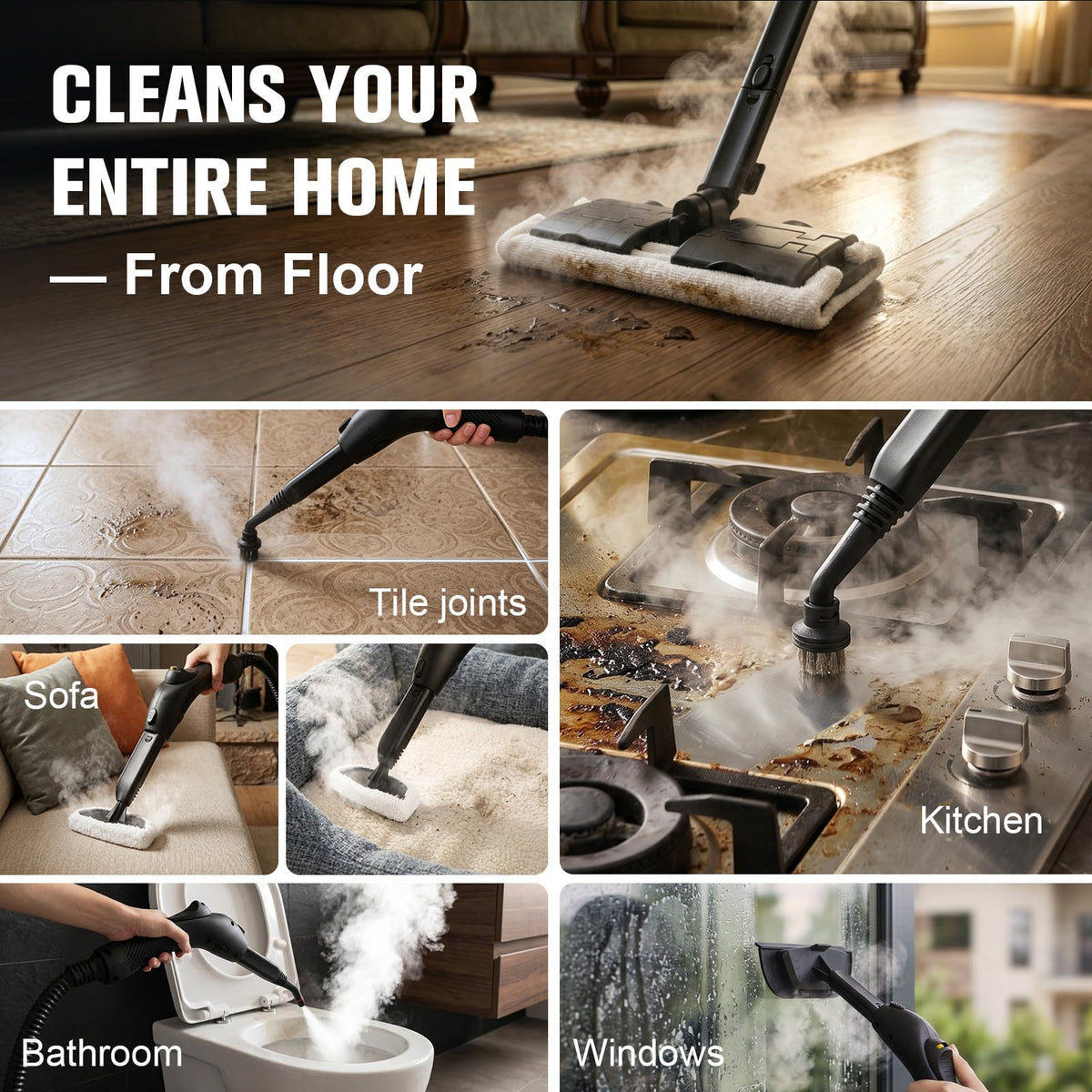 4.5 Bar 300°F Steam Cleaner D5896
