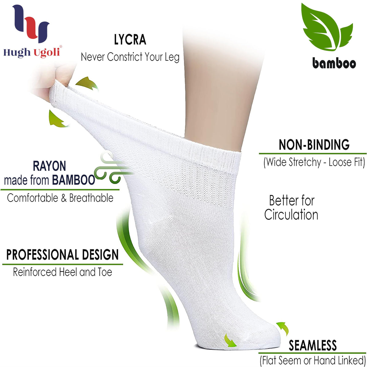 Bamboo Seamless Ankle Socks N165