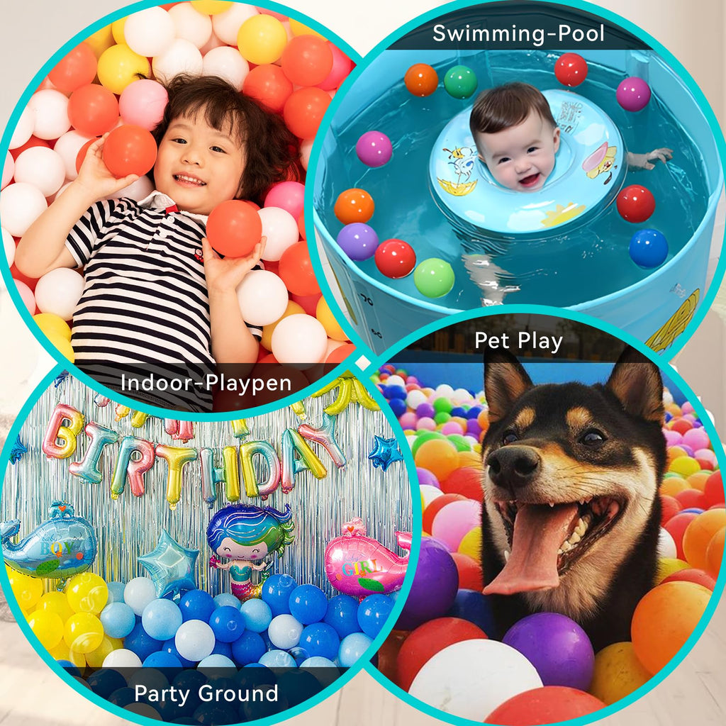 BPA Phthalate Free 2.15" Soft Plastic Play Balls B63288