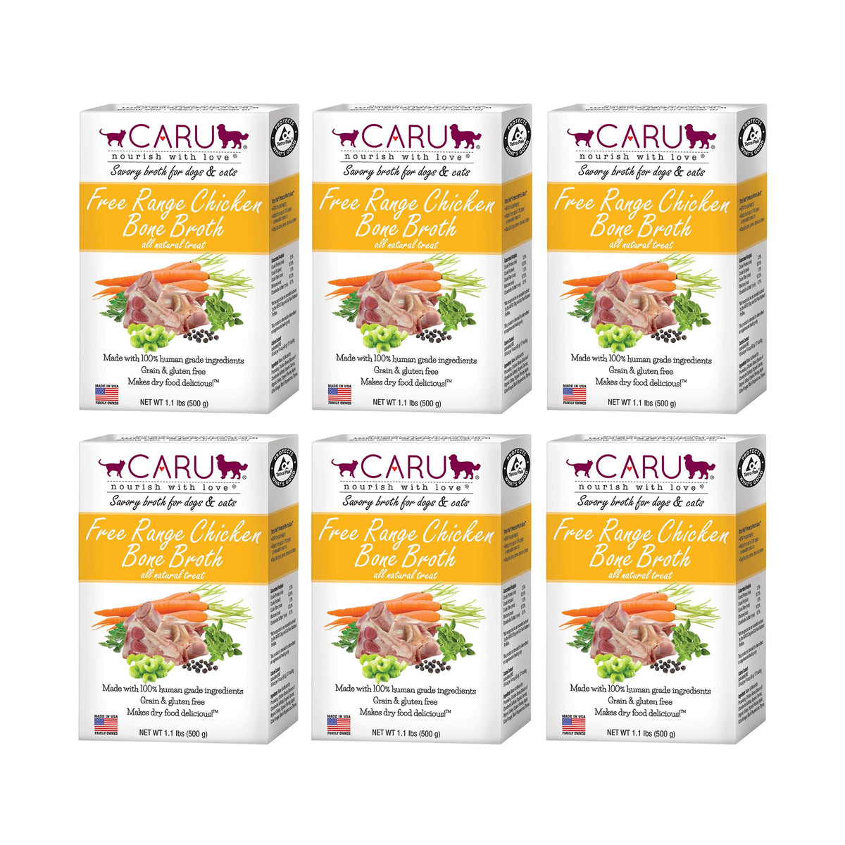 Free Range Chicken Bone Broth 17.6 oz 6 Pack N633