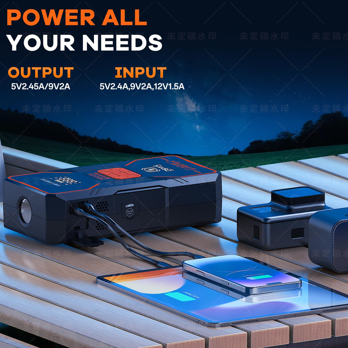 16000mAh 12V Jump Starter D318