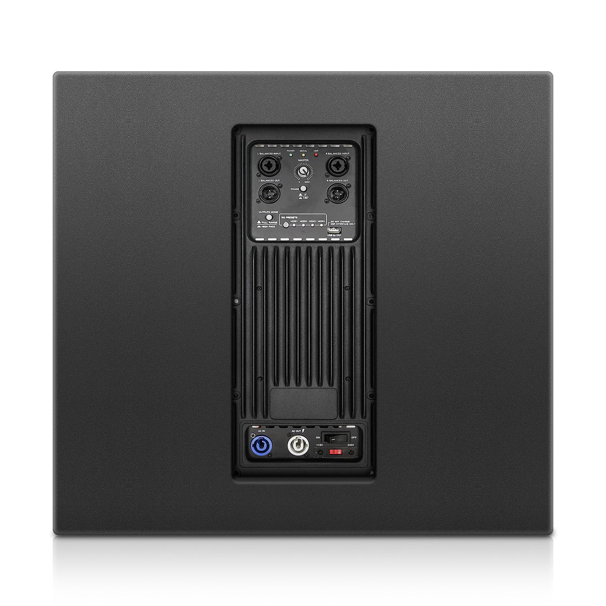 Black 18” 1600W Powered Line Array Subwoofer R566
