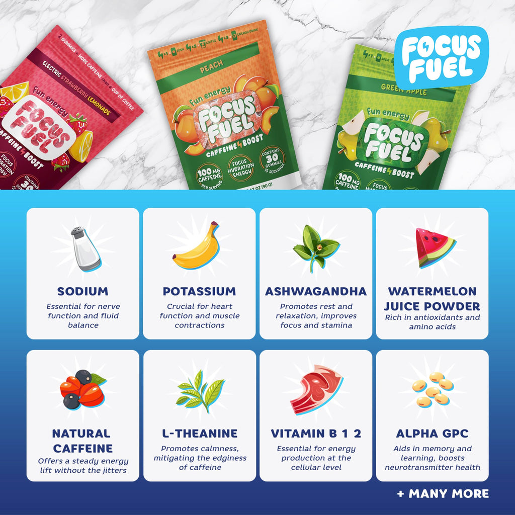 100mg Caffeine Energy Chews Variety Sampler F8979