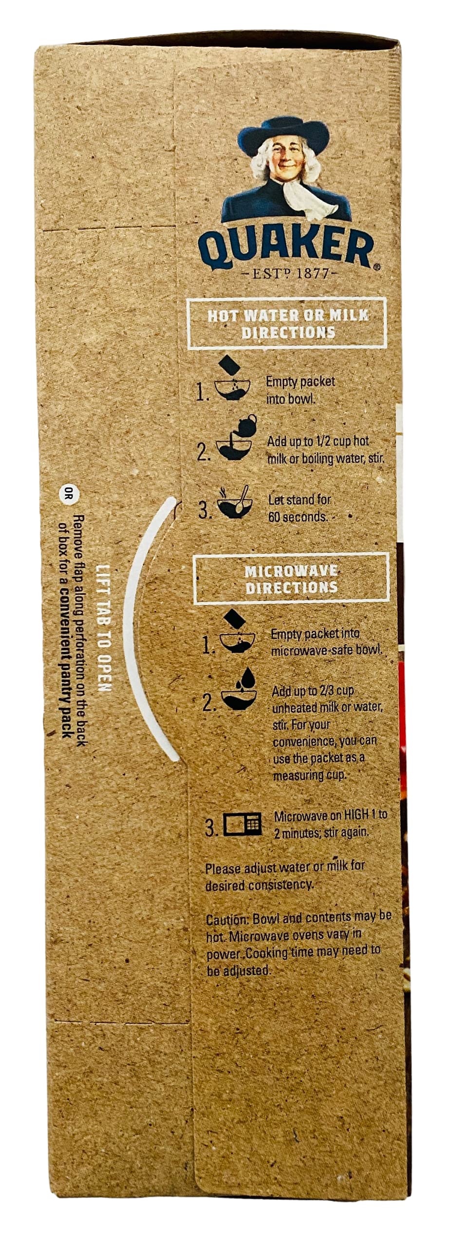 Gluten Free Instant Oatmeal Maple and Brown Sugar K12004