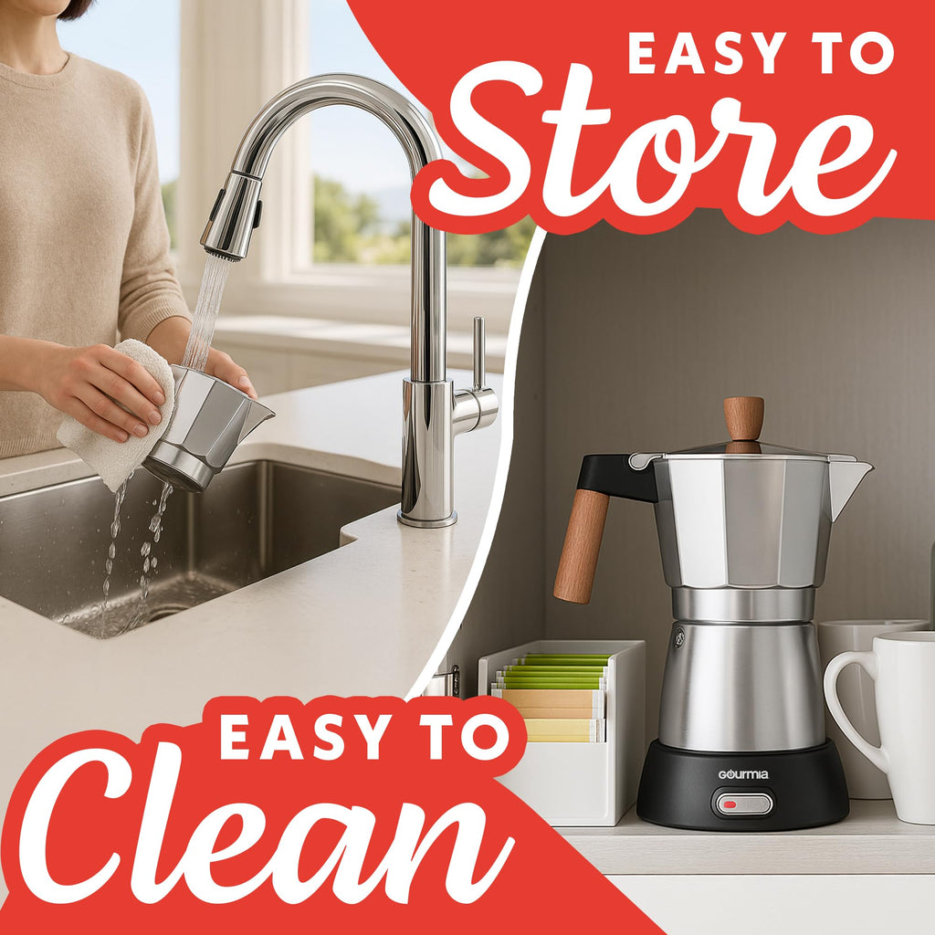 6 Shot Electric Moka Pot Espresso Maker J5977