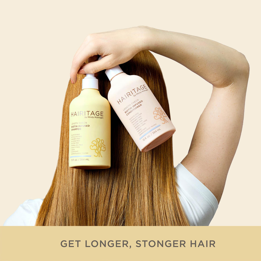 Biotin Castor Oil Shampoo & Conditioner, Eye Stick + Shea Butter Lip Balm U23576