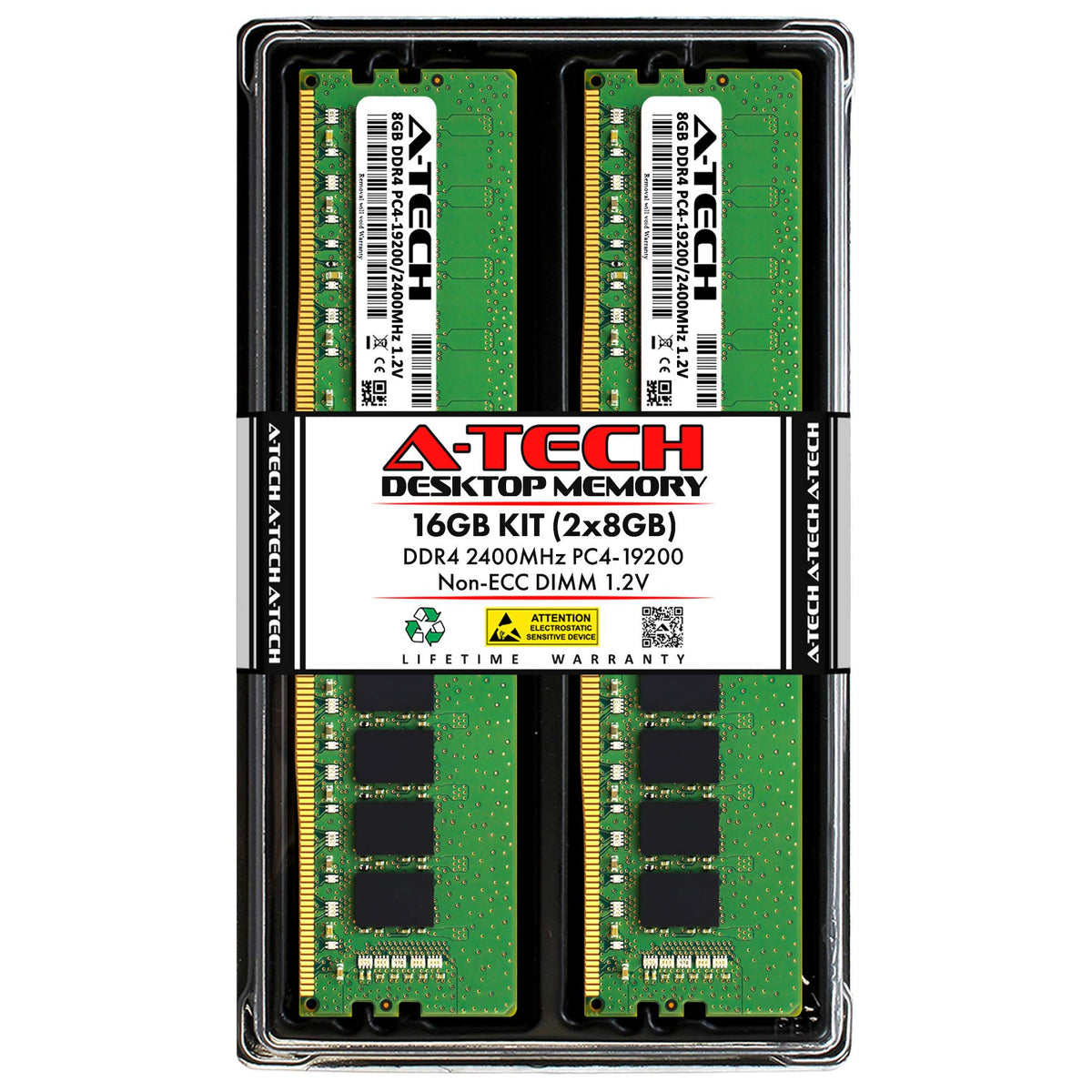16GB DDR4 2400 MHz Non-ECC Desktop RAM X7288