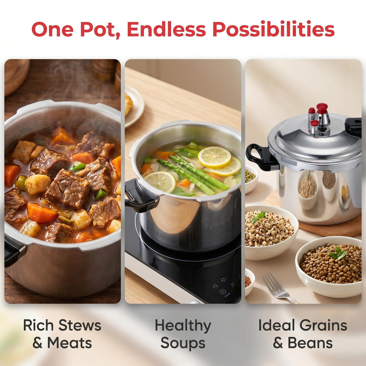 Aluminum Alloy Pressure Cooker 2 Liter B2831