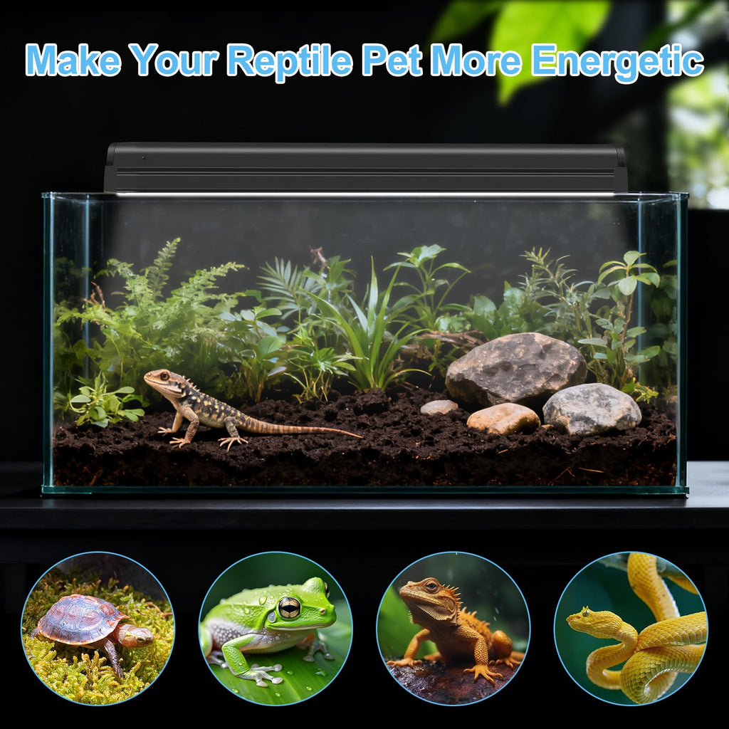 8W 10.0 UVB Reptile Light Fixture Combo Kit 12inch N4253