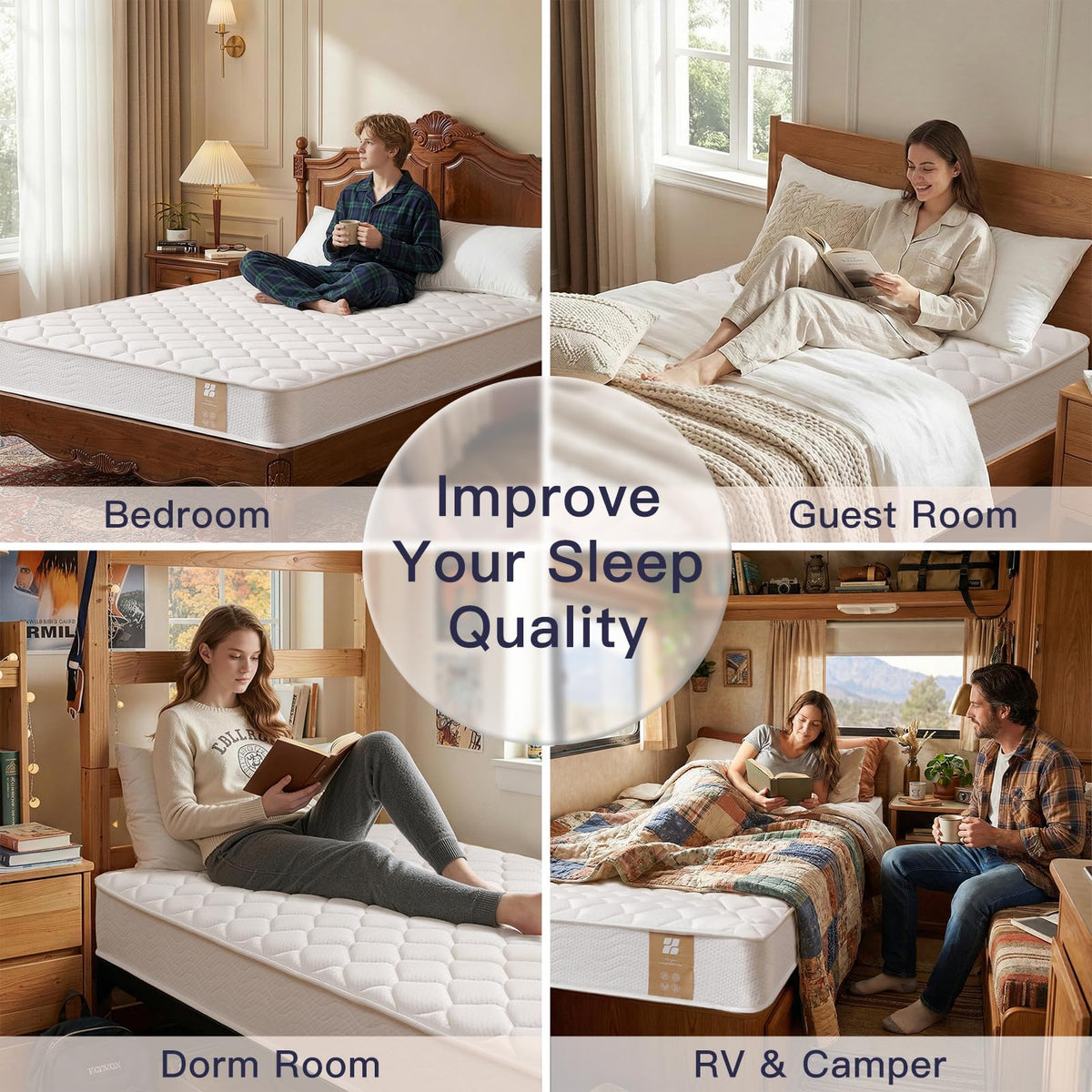 6 Inch Twin Mattress with Bonnell Spring Q65310