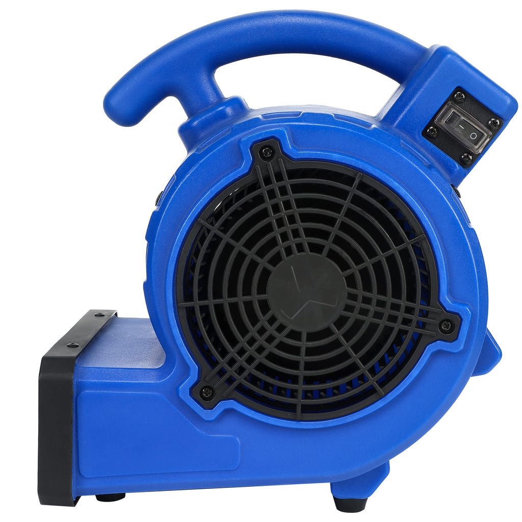 Blue 305 CFM Mini Floor Air Mover X710