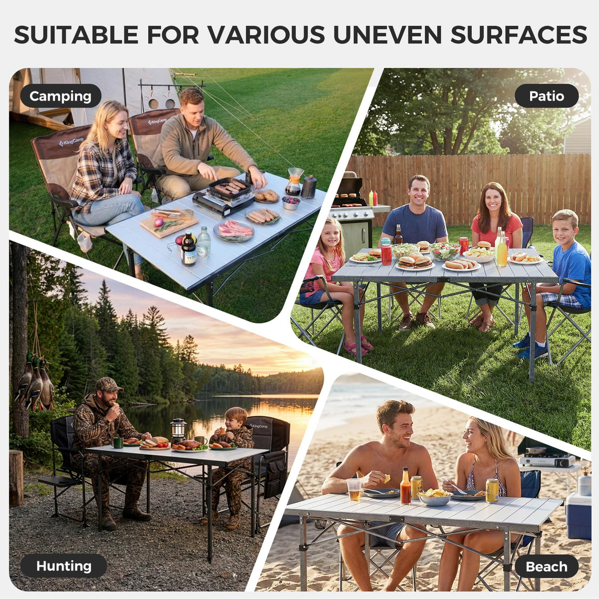 53.5" Heavy Duty Folding Camping Table D99181