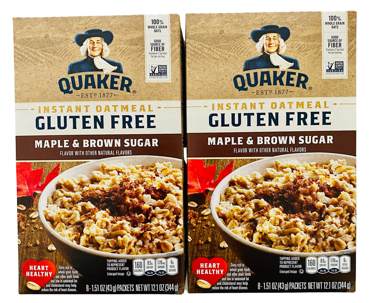 Gluten Free Instant Oatmeal Maple and Brown Sugar K12004