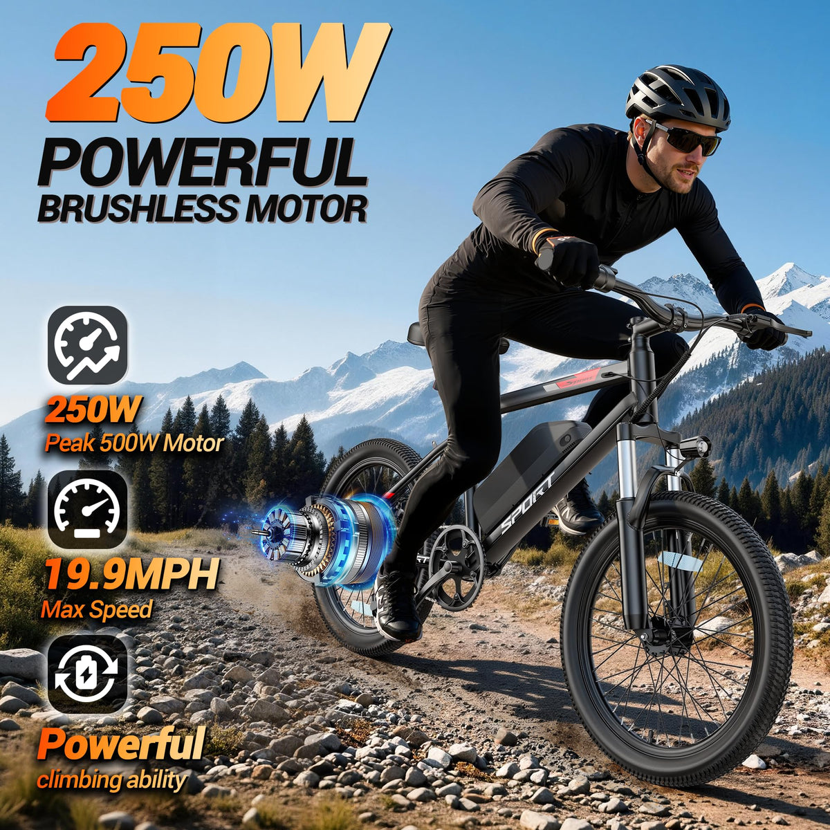 1000W Electric Bike E382