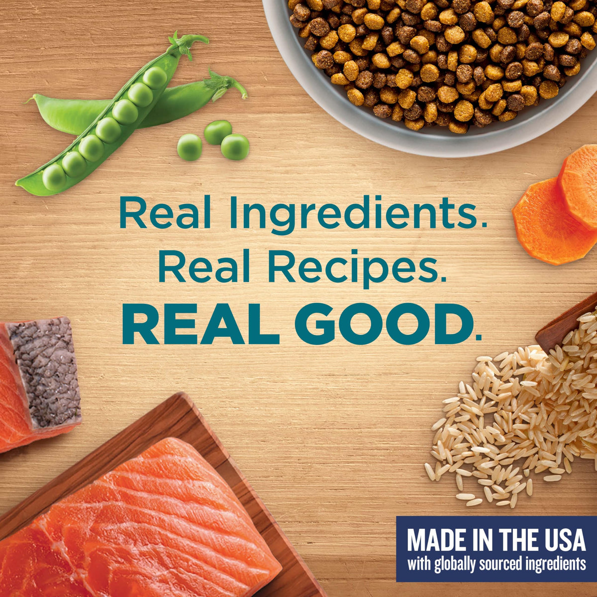 Salmon & Brown Rice Recipe Dry Cat Food 14 lb. Bag G6884