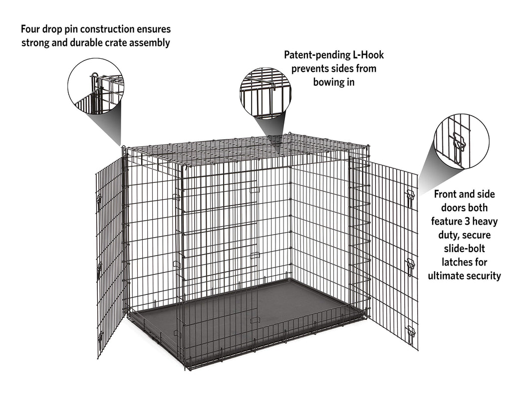 54-Inch Double Door Crate B7726