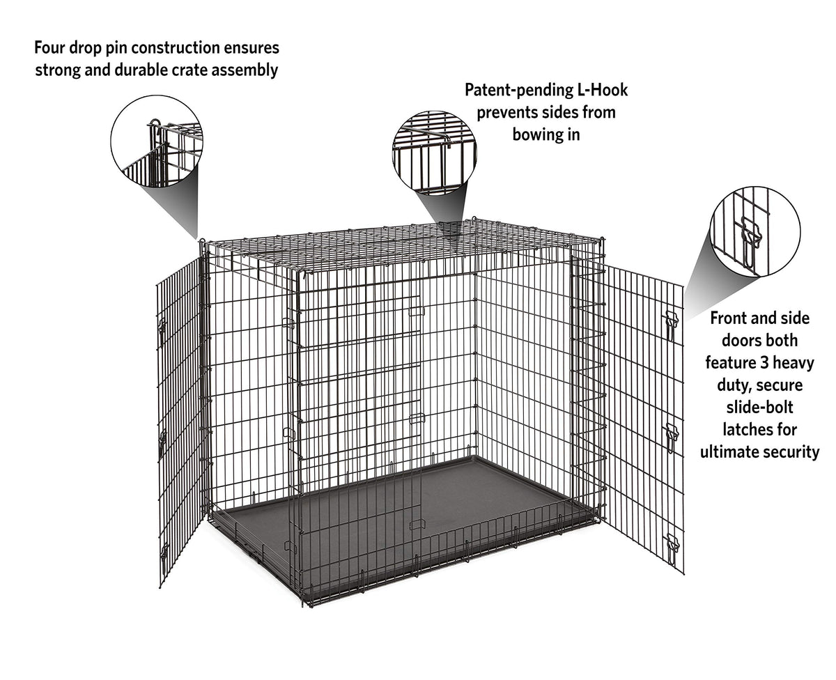 54-Inch Double Door Crate B7726
