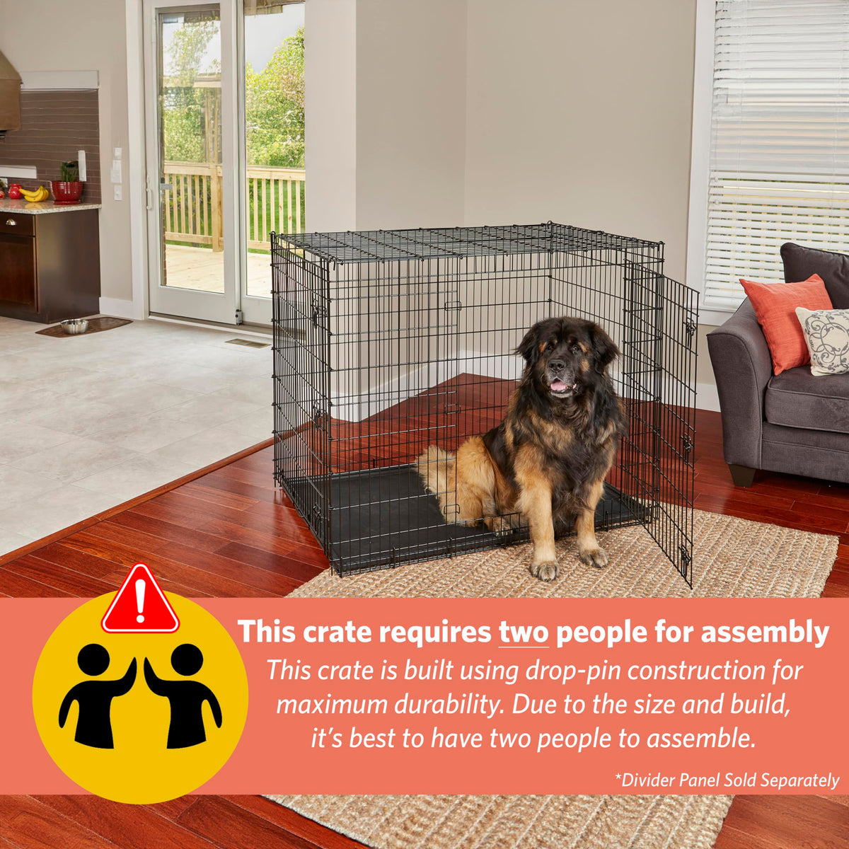 54-Inch Double Door Crate B7726
